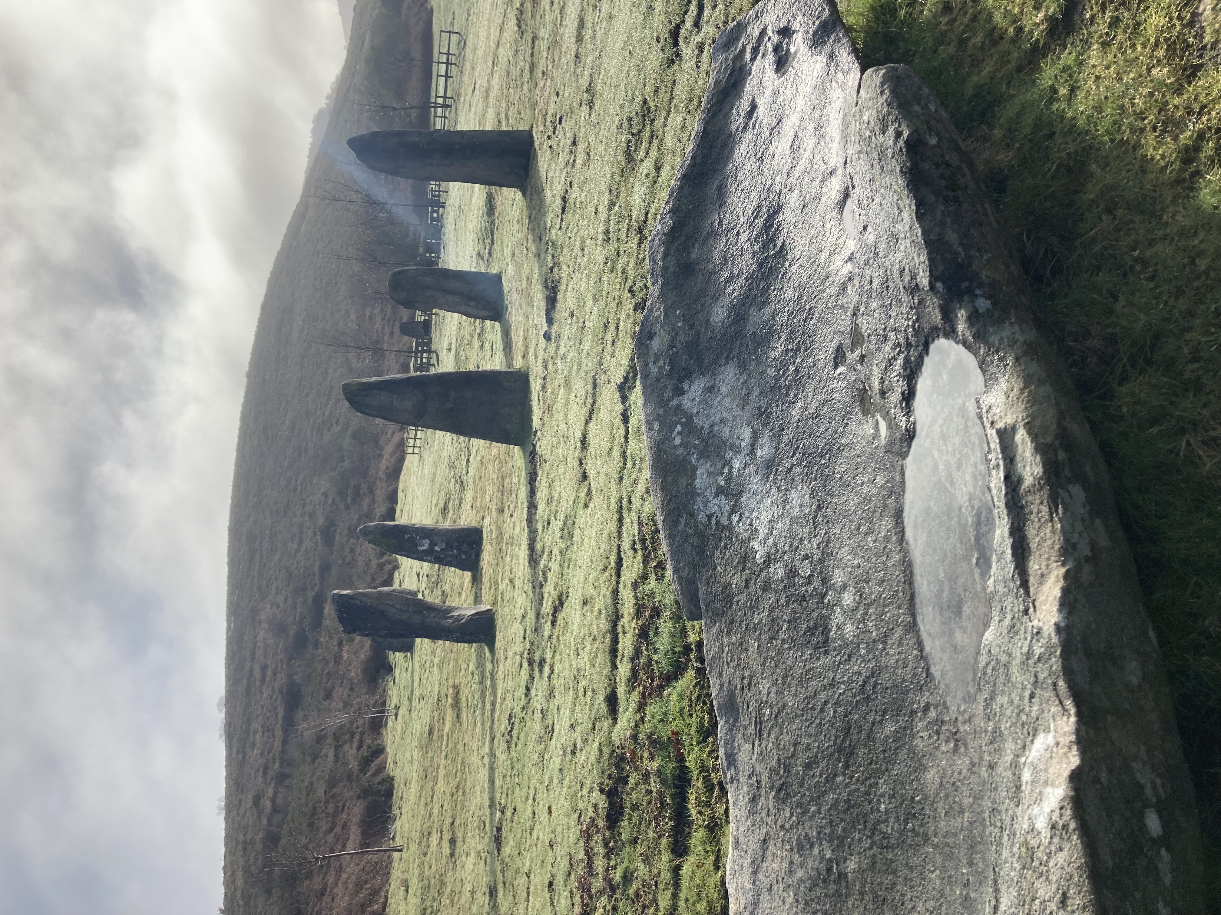 huge rocks standing upright in a circle